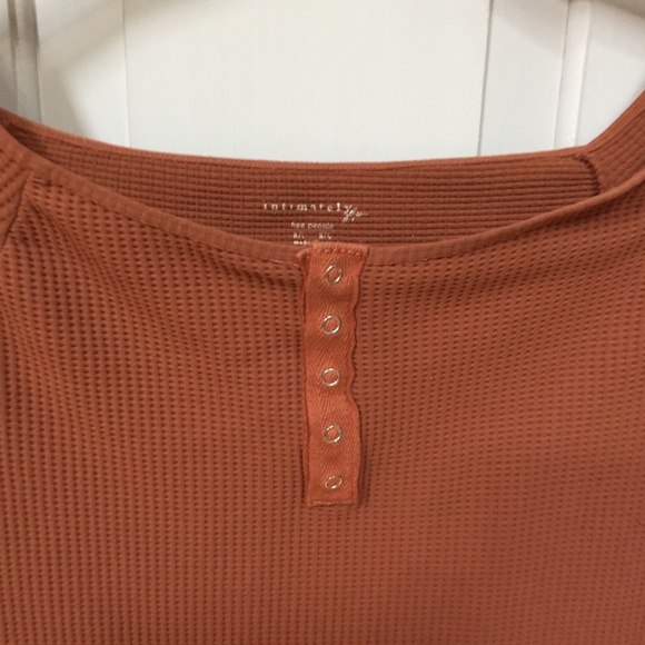 Free People Intimately Burnt Orange Thermal Top - Picture 6 of 15